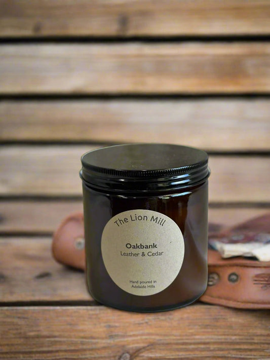 The Lion Mill - Oakbank (Cedar & Leather) Candle