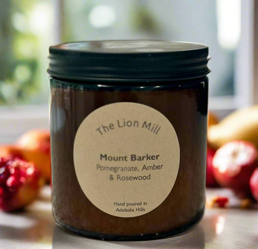 The Lion Mill - Mount Barker (Pomegranate, Rosewater & Amber) Candle