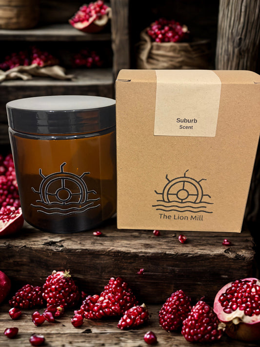 The Lion Mill - Mount Barker (Pomegranate, Rosewater & Amber) Candle